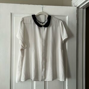 Black collared shirt